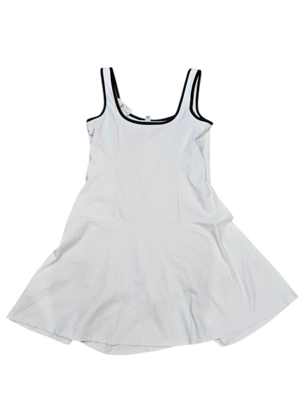 J. Crew White Sporty Athletic Tennis Lined Dress NEW